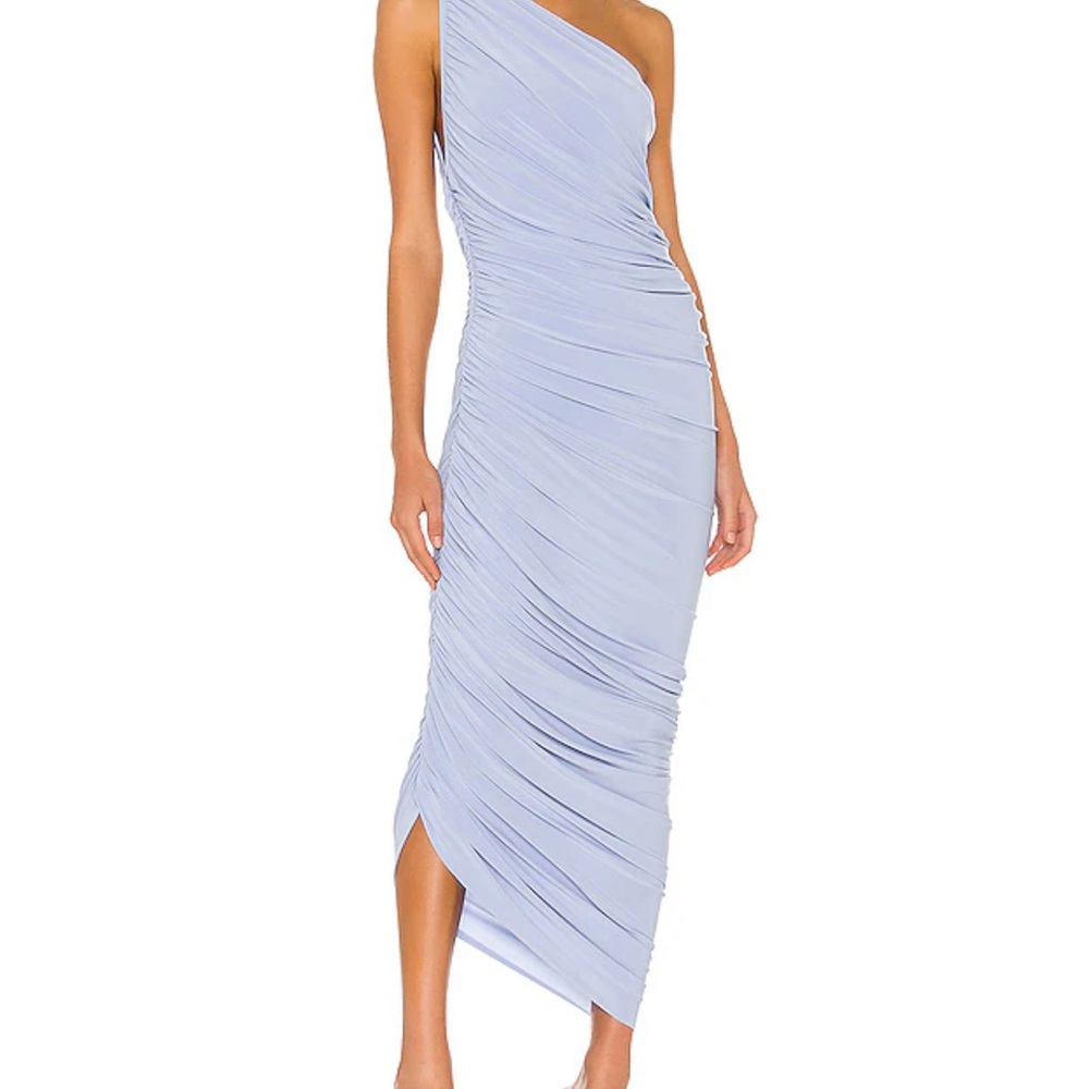 Norma Kamali Diana Gown in Celestial Blue - size M
